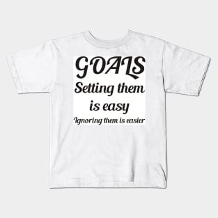 Goals Kids T-Shirt